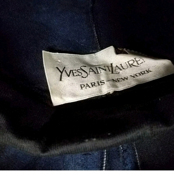 Yves Saint Laurent Black Faux Fur on Suede - Picture 8 of 8